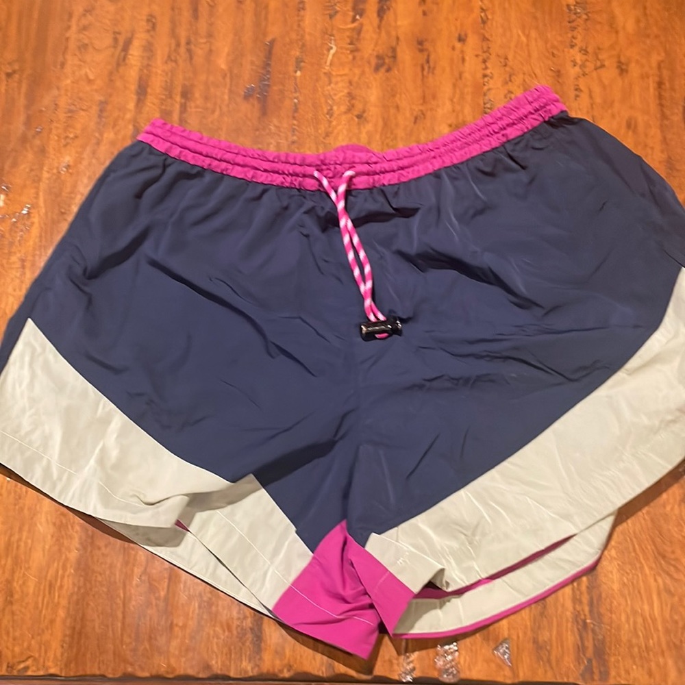 lululemon athletica Navy, Pink & Light Gray Athletic Shorts